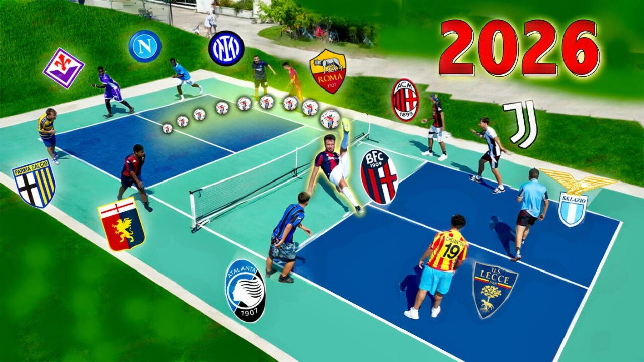 PirlasV | CALCIO TENNIS con tutte le squadre di SERIE A! IL PIÙ GRANDE D'ITALIA